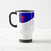 Mug De Voyage Drapeau chrétien inspiré (Gauche)