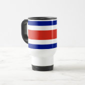Mug De Voyage Drapeau civil du Costa Rica (Devant gauche)