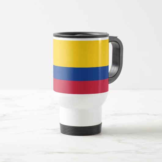 Mug De Voyage Drapeau Colombie (Devant droit)