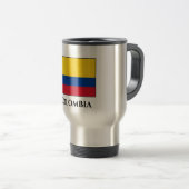 Mug De Voyage Drapeau Colombie (Colombie) (Devant droit)
