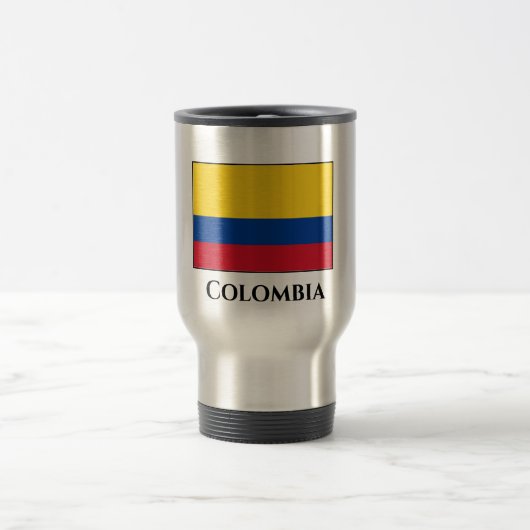 Mug De Voyage Drapeau Colombie (Colombie) (Centre)