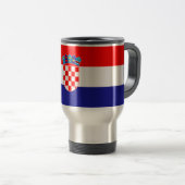 Mug De Voyage Drapeau croate (Devant droit)