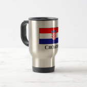 Mug De Voyage Drapeau Croatie (Devant gauche)