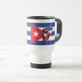 Mug De Voyage Drapeau cubain (Devant droit)