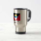 Mug De Voyage Drapeau d'Antigua-et-Barbuda (Devant droit)