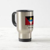 Mug De Voyage Drapeau d'Antigua-et-Barbuda (Devant gauche)