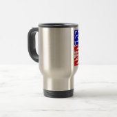 Mug De Voyage Drapeau de 2ème amendement d'armes à feu (Devant gauche)