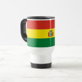Mug De Voyage Drapeau de Bolivie patriotique (Devant gauche)