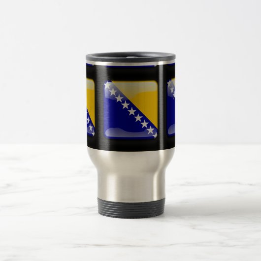 Mug De Voyage Drapeau de Bosnie-Herzégovine (Centre)
