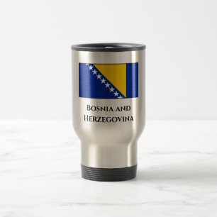 Mug De Voyage Drapeau de Bosnie-Herzégovine