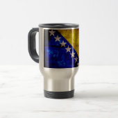 Mug De Voyage Drapeau de Bosnie patinée (Devant gauche)