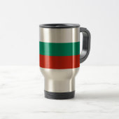 Mug De Voyage Drapeau de Bulgarie (Devant droit)