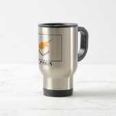 Mug De Voyage Drapeau de Chypre (Devant droit)