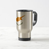 Mug De Voyage Drapeau de Chypre (Devant droit)