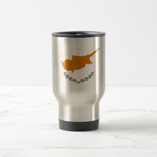 Mug De Voyage Drapeau de Chypre (Centre)