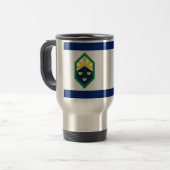 Mug De Voyage Drapeau de Colorado Springs, Colorado (Devant gauche)