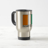 Mug De Voyage Drapeau de Côte d'Ivoire (Devant gauche)