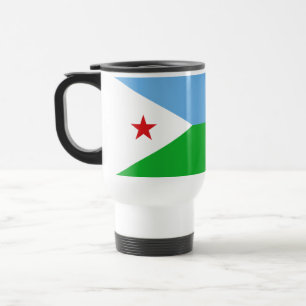 Mug De Voyage Drapeau de Djibouti