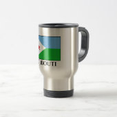 Mug De Voyage Drapeau de Djibouti (Devant droit)
