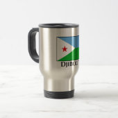Mug De Voyage Drapeau de Djibouti (Devant gauche)
