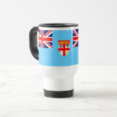 Mug De Voyage Drapeau de Fidji (Devant gauche)