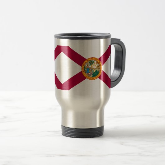 Mug De Voyage Drapeau de Floride (Devant droit)