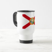 Mug De Voyage Drapeau de Floride : L'état de soleil des Floridie (Devant gauche)