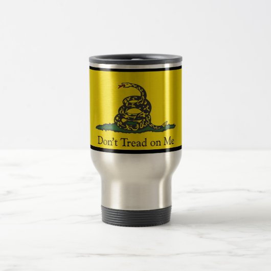 Mug De Voyage Drapeau de Gadsden (Centre)
