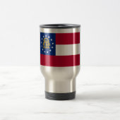 Mug de voyage drapeau de Géorgie (Centre)