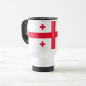 Mug De Voyage Drapeau de Géorgie (Devant gauche)