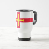 Mug De Voyage Drapeau de Guernesey (Devant droit)