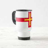 Mug De Voyage Drapeau de Guernesey (Devant gauche)