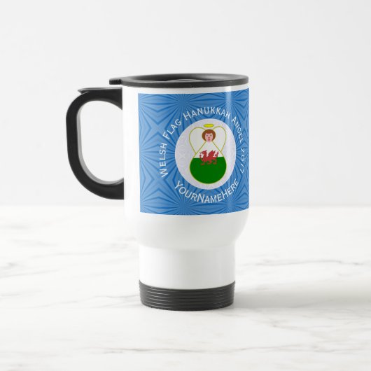 Mug De Voyage Drapeau de Hanukkah Welsh Angel (Gauche)