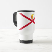 Mug De Voyage Drapeau de Jersey (Devant gauche)