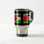 Mug De Voyage Drapeau de Jordanie (Devant droit)