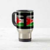 Mug De Voyage Drapeau de Jordanie (Devant gauche)