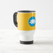 Mug De Voyage Drapeau de Kalmoukie (Devant gauche)