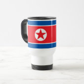 Mug De Voyage Drapeau de la Corée du Nord (Devant gauche)