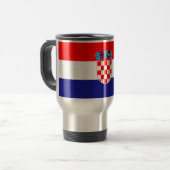 Mug De Voyage Drapeau de la Croatie (Devant gauche)