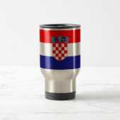 Mug De Voyage Drapeau de la Croatie (Centre)