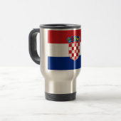 Mug De Voyage Drapeau de la Croatie (Devant gauche)