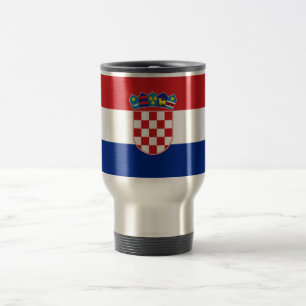 Mug De Voyage Drapeau de la Croatie