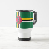 Mug De Voyage Drapeau de la Dominique (Devant droit)