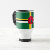 Mug De Voyage Drapeau de la Dominique (Devant gauche)