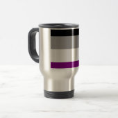 Mug De Voyage Drapeau de la fierté sexuelle (Devant gauche)