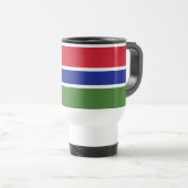 Mug De Voyage Drapeau de la Gambie (Devant droit)