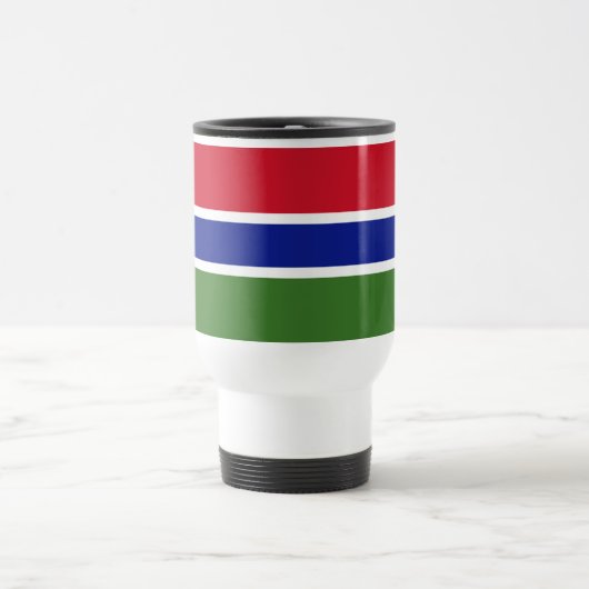 Mug De Voyage Drapeau de la Gambie (Centre)