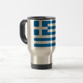 Mug De Voyage Drapeau de la Grèce (Devant gauche)