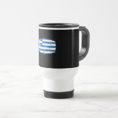 Mug De Voyage Drapeau de la Grèce (Devant droit)