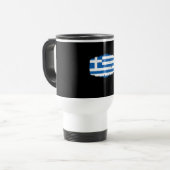 Mug De Voyage Drapeau de la Grèce (Devant gauche)